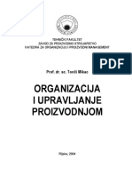 Organizacija I Upravljanje Proizvodnjom PDF
