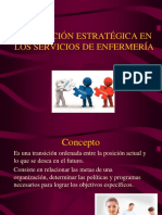 Planeación Estratégica en Los Servicios de Enfermería 1