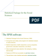 Statistical Package For The Social Sciences