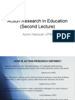 Action Research in Education (Second Lecture) : Azimi Hamzah UPM