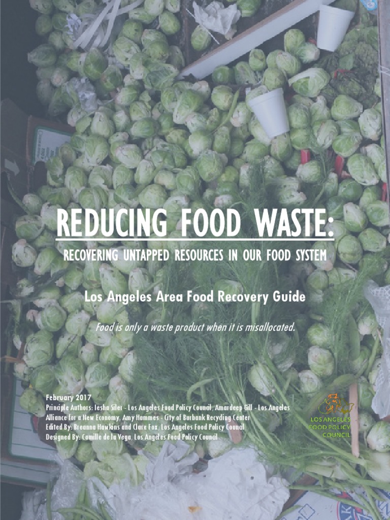 LA Food Recovery Guide | PDF | Recycling | Waste