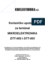 Uputstvo Terminal