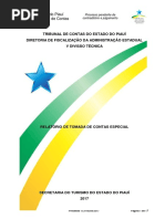 RELATÓRIO TOMADA DE CONTAS SETUR-PI 2015