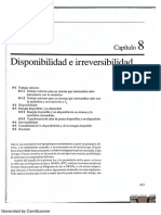 Disponibilidad e Irreversibilidad PDF