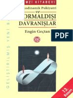 2113-Psikodinamik Psikiyatri Ve Normaldishi Davranishlar-Engin Gechtan - 1997-307s PDF