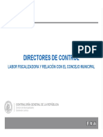 Directores de Control, Labor Fiscalizadora y Relación Con El Concejo Municipal.pptx