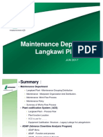 Maintenance Dept Presentation (Lafarge Langkawi Plant)