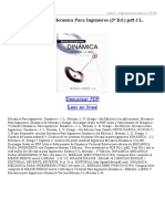 Dinamica Mecanica para Ingenieros (3 Ed) PDF