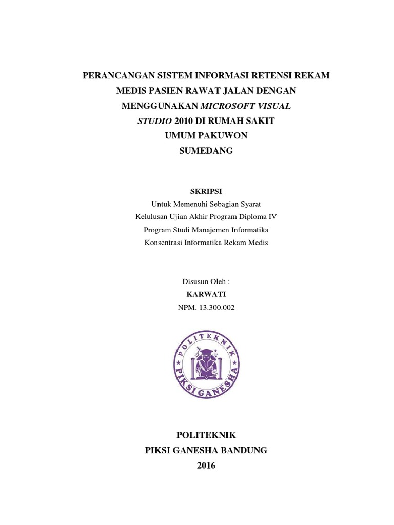 Aplikasi Retensi Rm Berbasis Web