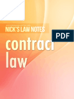 Nick's Notes - Contract (Part 2)