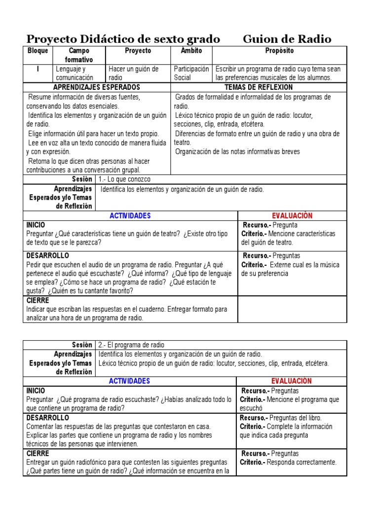 Guion de Radio Radio Evaluación Prueba gratuita de 30 días Scribd