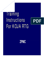 Training For KOJA RTG