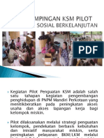 Bahan Presentasi Tentang Pilot Project Pengembangan KSM