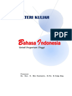 Buku Modul Bahasa Indonesia Untuk Perguruan Tinggi PDF