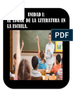 Unidad I. El Lugar de La Literatura en La Escuela