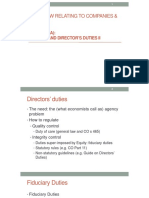 Directors' Fiduciary Duties