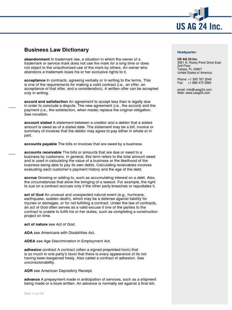Business Law Dictionary 2008 PDF Chapter 7 Bankruptcy