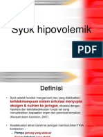 Syok Hipovolemik