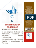 CONSTRUCTORA SOGAMOSO Cartilla