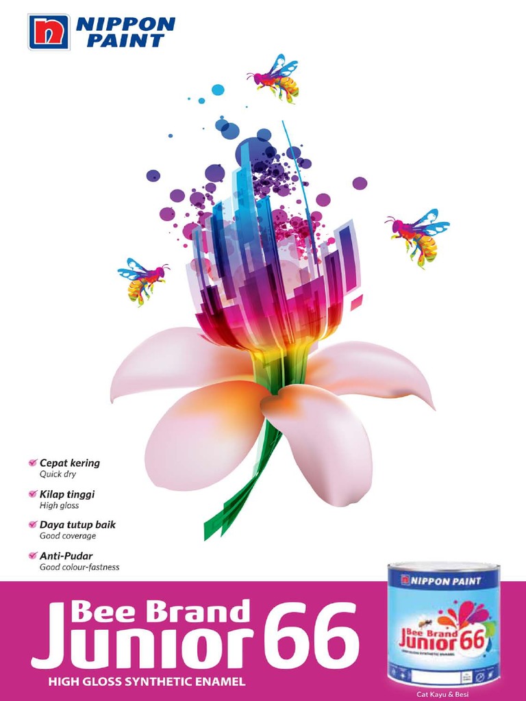 Nippon Paint Bee Brand Junior 66 Colour Card 2014 PDF PDF