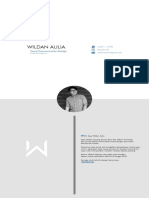 CV and Portfolio, Wildan Aulia.