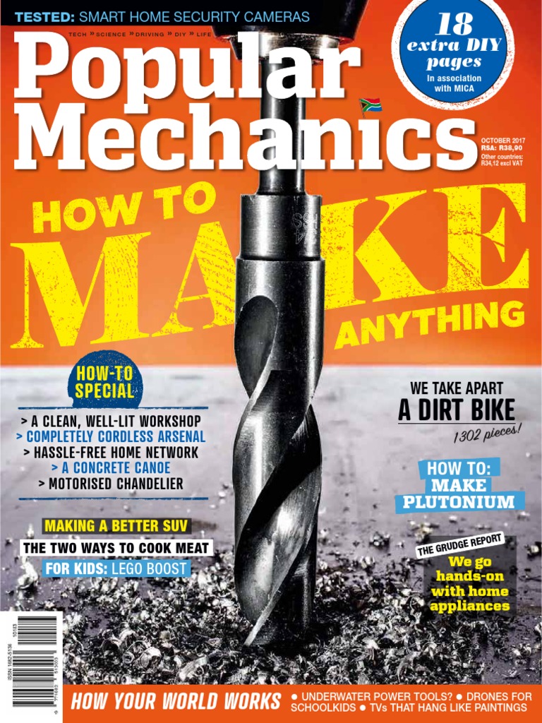 Popular Mechanics - October 2017 | PDF | Water Supply Network | Water