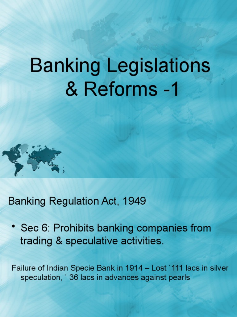 Banking Regulation Act 1949 PDF Reserve Bank Of India Banks