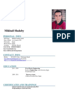 Mikhail Shalaby: Personal Info