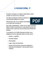 Documentacion de Padrones Municipales