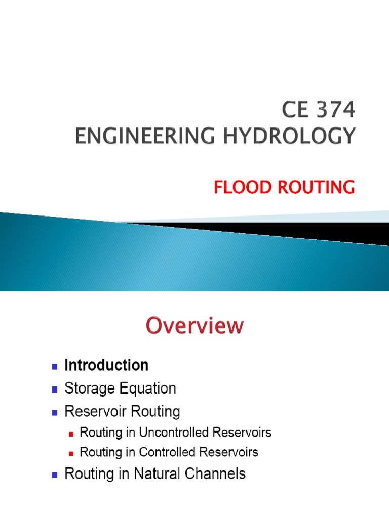 Flood Routing Dynamics Explained | PDF