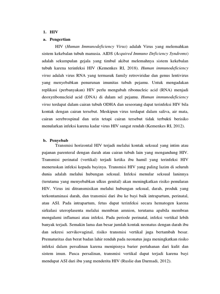 LP Hiv Aids Pada Anak | PDF