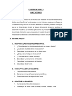 Limitadores de tensión: circuitos y análisis práctico