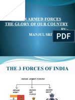 Indian Armed Forces The Glory of Our Country: BY:-Manjul Srivastava