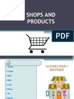 Shops and Products