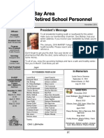 Bay Area Retired School Personnel: President's Message