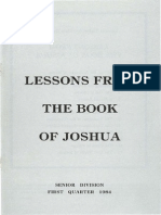 The Book of Joshua: Lessons From