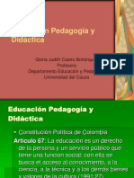 Definición Educación Pedagogía Didáctica