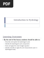  Introduction to Hydology