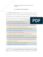 La Enseñanza de Las Matemáticas M1 L2