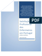 Satisfação Profissional Dos Enfermeiros Em Portugal - 2018