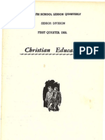 Christian Education: Senior Division