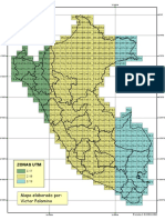 Mapa Elaborado Por: Victor Palomino: Zonas Utm