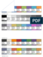 Microsoft Word 2007 Desktop Publishing RGB and HEX Analysis