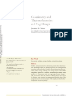 Calorimetry and Thermodynamics in Drug Design: Jonathan B. Chaires