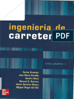 Ingeniería de Carreteras - Carlos Kraemer, José M. Pardillo, Sandro Rocci, Manuel G. Romana (Volumen I) PDF