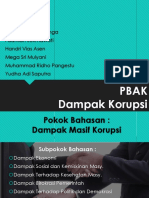 Pbak Dampak Korupsi Kel 3