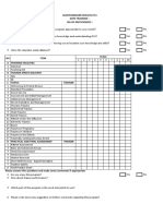 Questionnaire Sheet ITLS