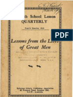 Lessons From The Lives of Great Men: Quarterly