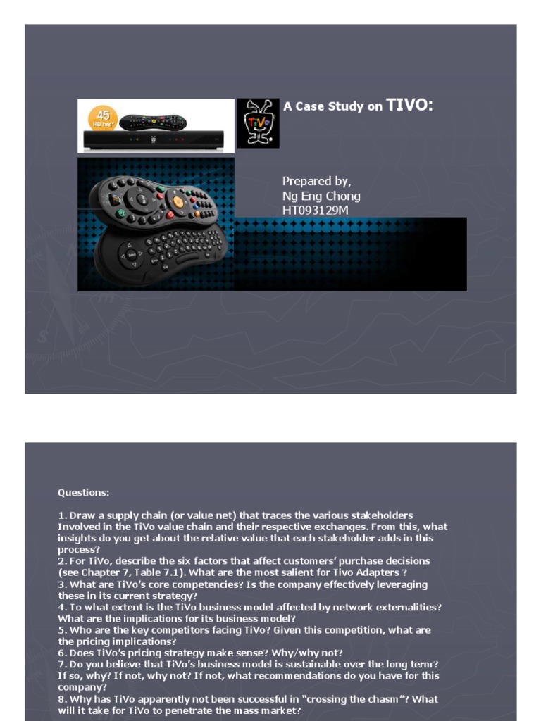 Tivo segmentation analytics excel solution image