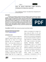 Efectos de Programa de Juegos Reducidos Sobre Distancia Recorrida A Alta Intensidad en Futbolistas Amateur